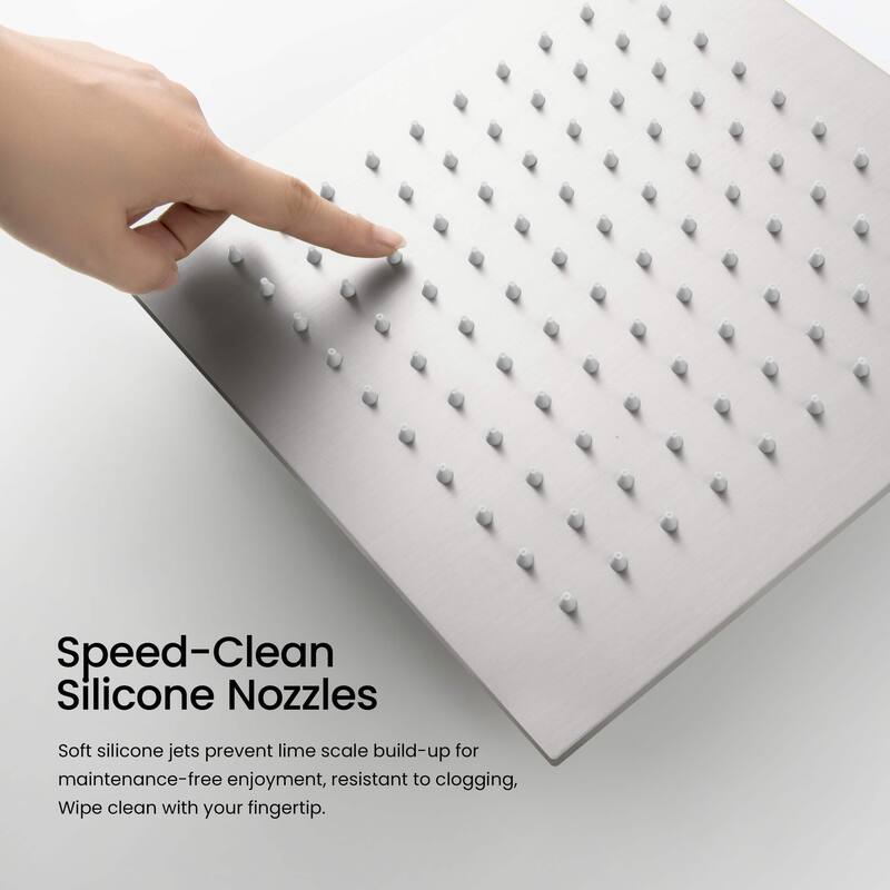 Cube 2 Function Thermostatic Shower System With Rough In Valve