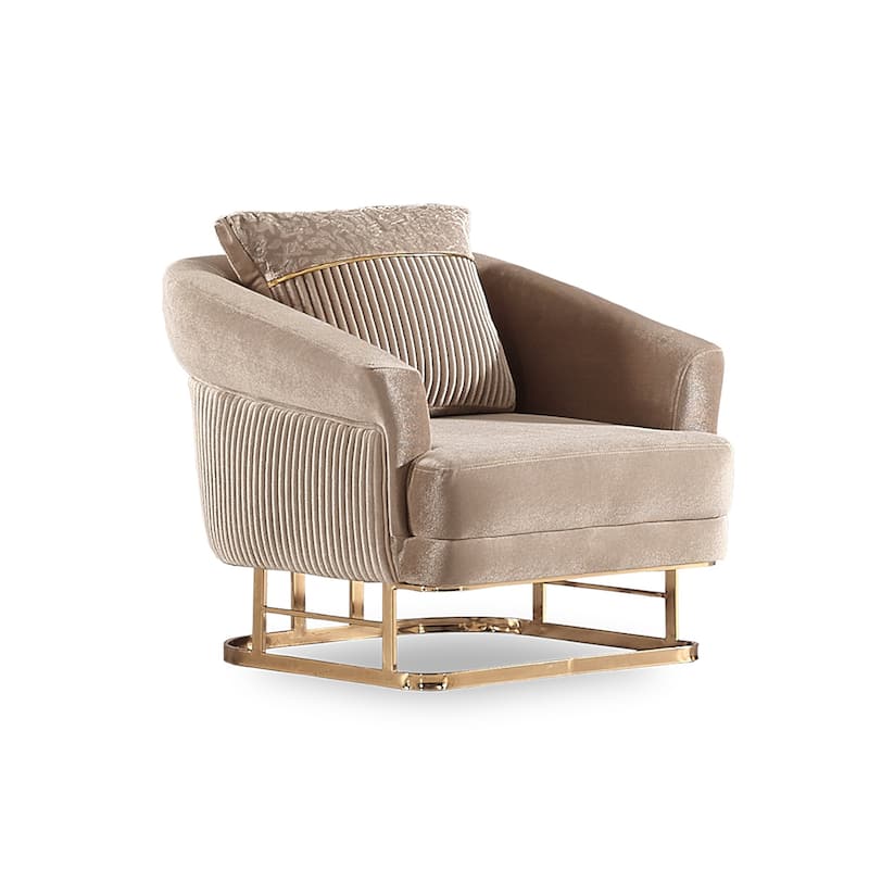 Ravox Upholstered Velvet Accent Chair