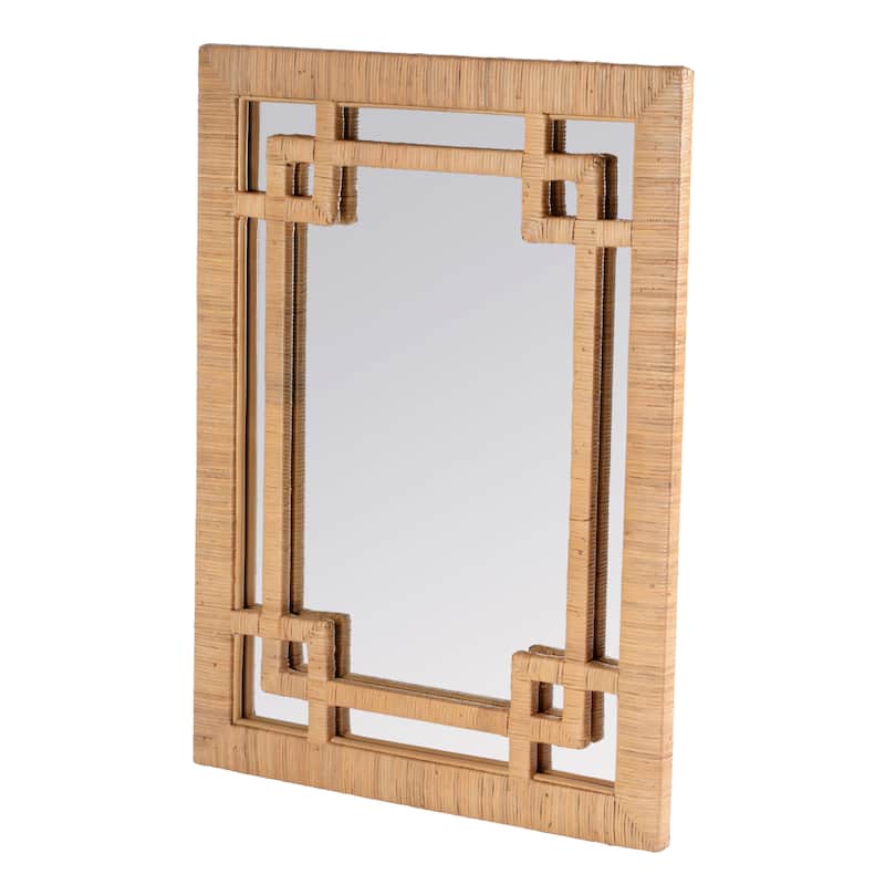 Hana Woven Rattan Wall Mirror