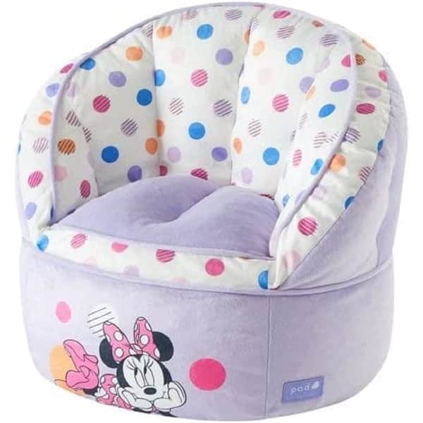 slide 2 of 5, Disney Minnie Mouse Bean Bag Chair