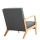 preview thumbnail 67 of 83, 2 Set Mid Century Modern Upholstered Accent Chair