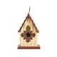preview thumbnail 6 of 15, Glitzhome 9"H Spring Patriotic Solid Wooden Rustic Birdhouse
