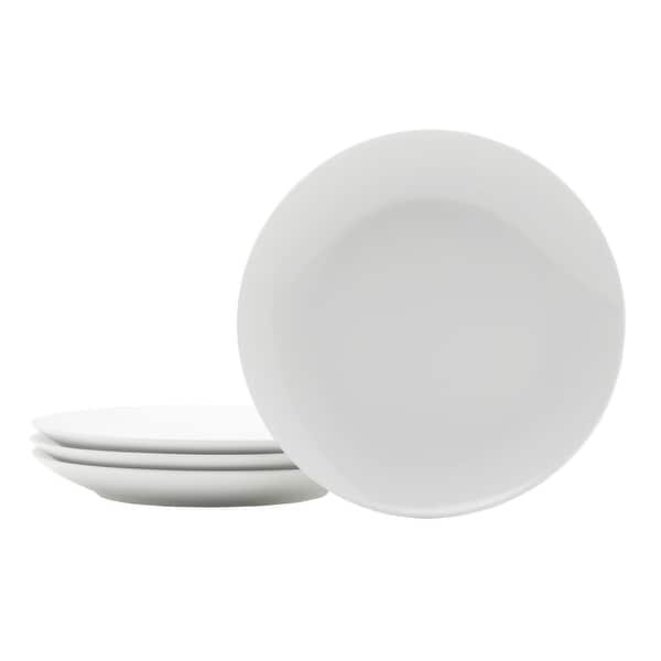 Everyday White Set of 4 Coupe Salad Plate, 7.75 Inch - 7.75 Inch