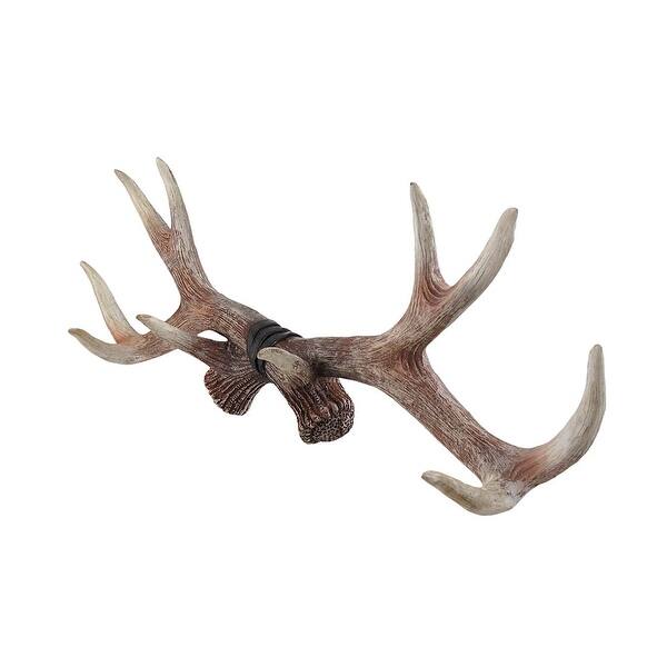 Shop 17 Inch Lifelike Deer Antler Rack Decorative Hunting Cabin