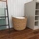 preview thumbnail 37 of 69, Handmade Dried Plant Wicker Contemporary Storage Basket