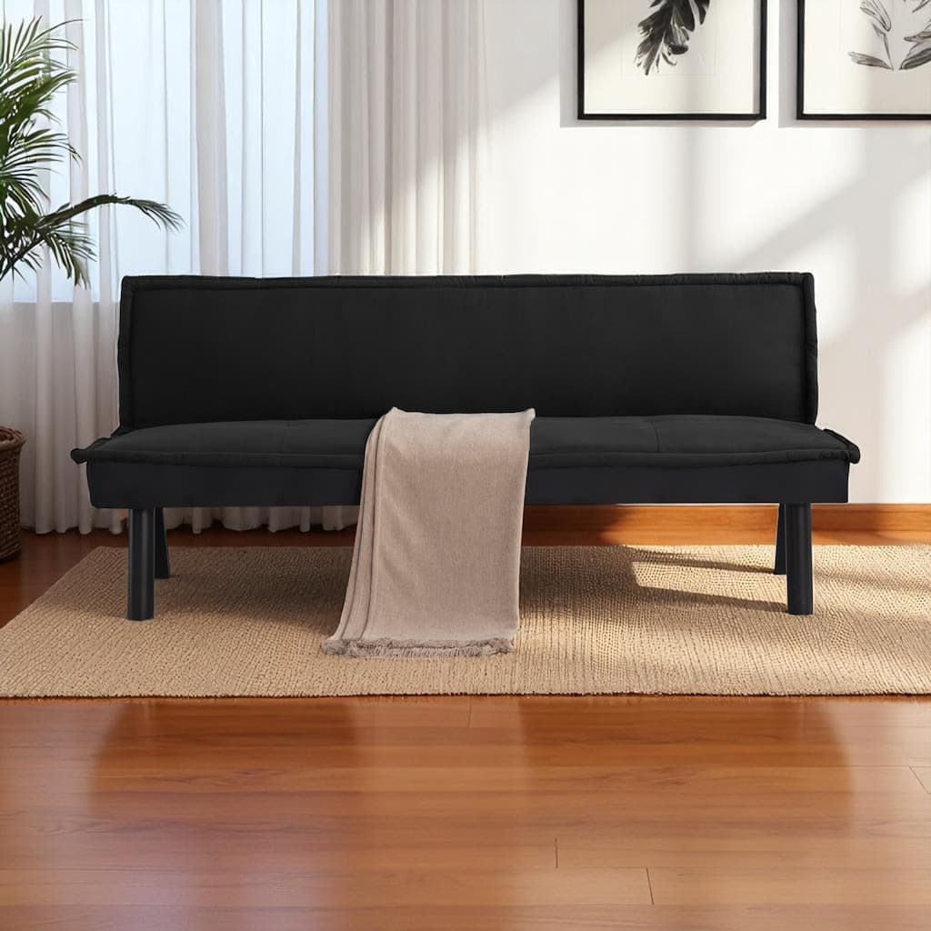 KISRAIS 64.6" Wide Adjustable Upholstered Futon Sleeper Sofa Bed