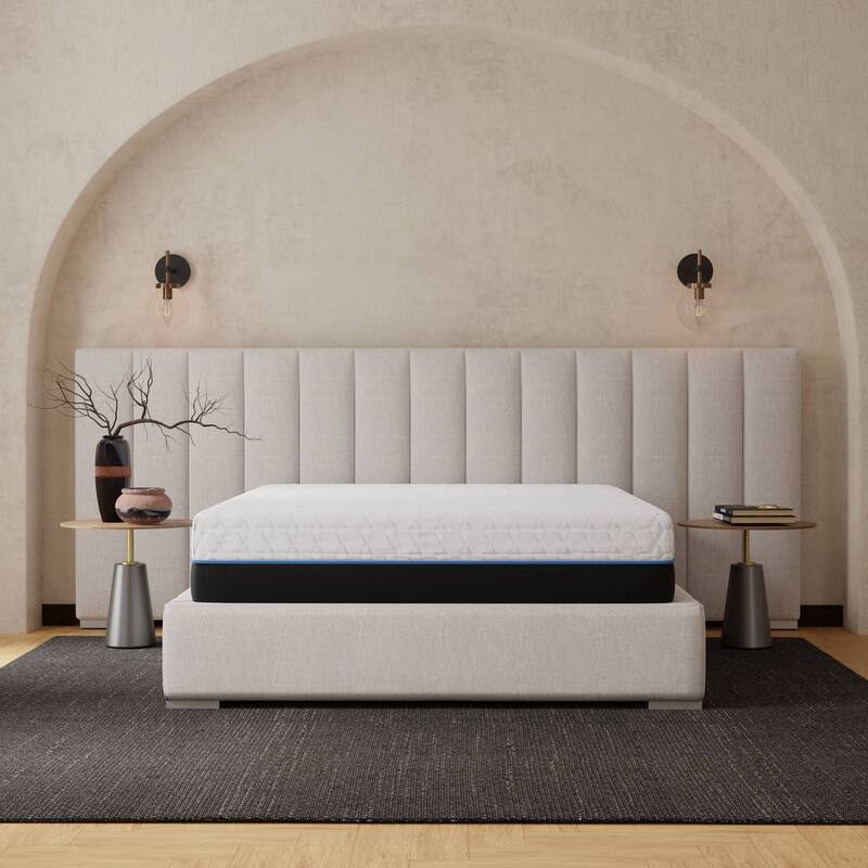 Copper Infused 12 Inch Soft Memory Foam Mattress - Queen