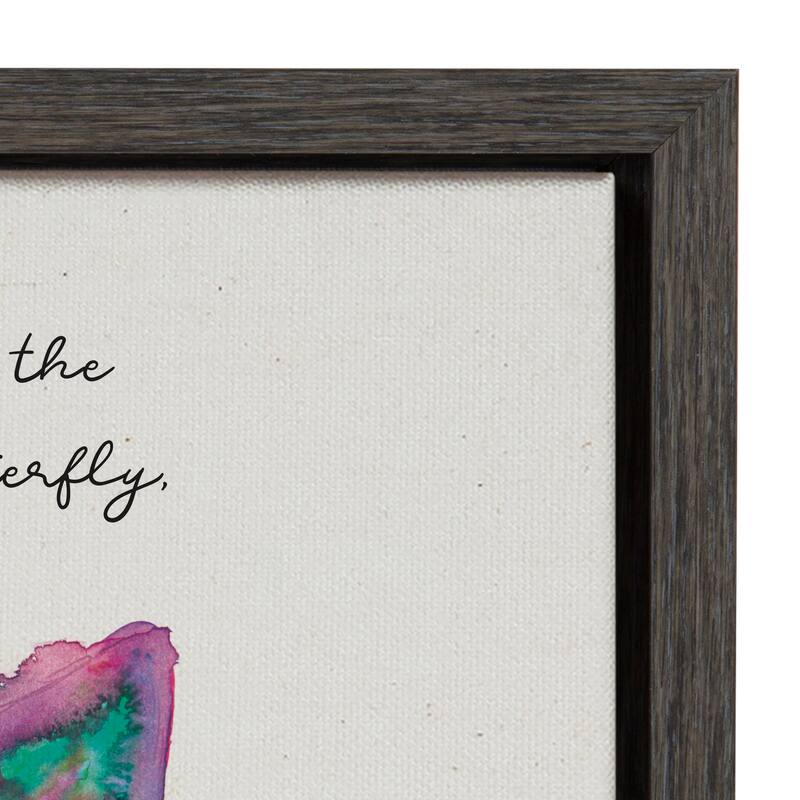 Kate and Laurel Sylvie Growth Framed Canvas by Mentoring Positives