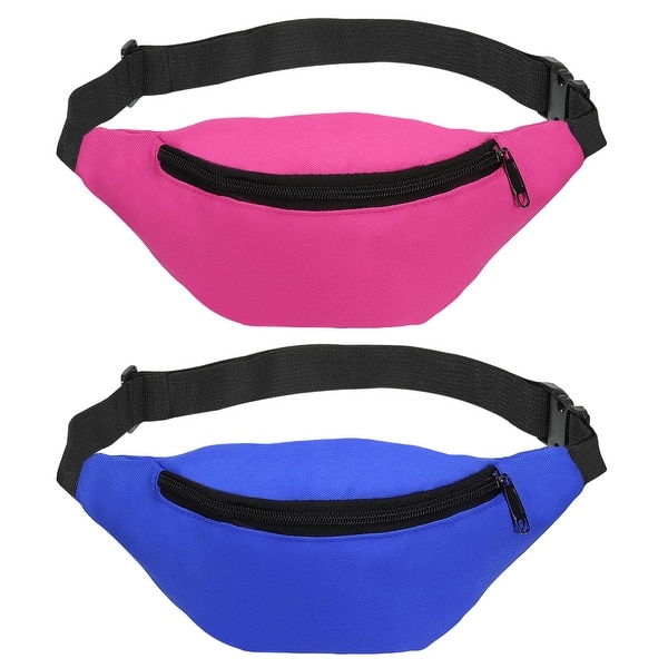 slide 2 of 10, 80s Fanny Pack for Women 2 Pack Waist Bag 90s Fanny Pack