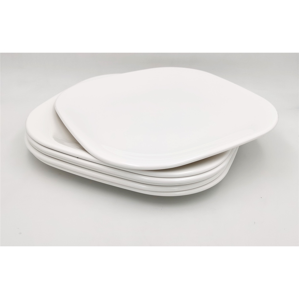White square plates sales set