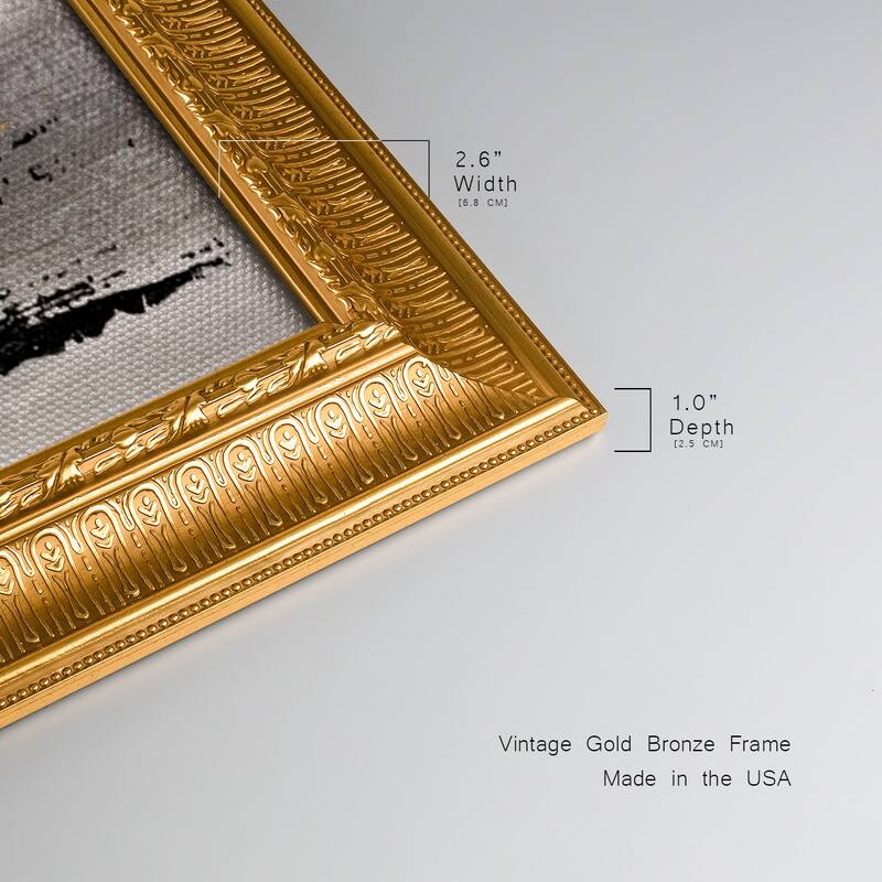 Golden Fog Premium Framed Canvas- Ready to Hang
