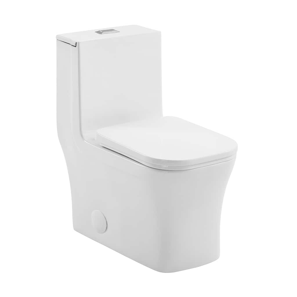 Bastille One-Piece Square Toilet, 14" Rough-In 1.1/1.6 Gpf - 27.15" x 14.75" 29.15"