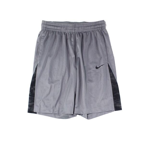 Shop Nike Mens Gray Size Medium M Drawstring Pull On Basketball