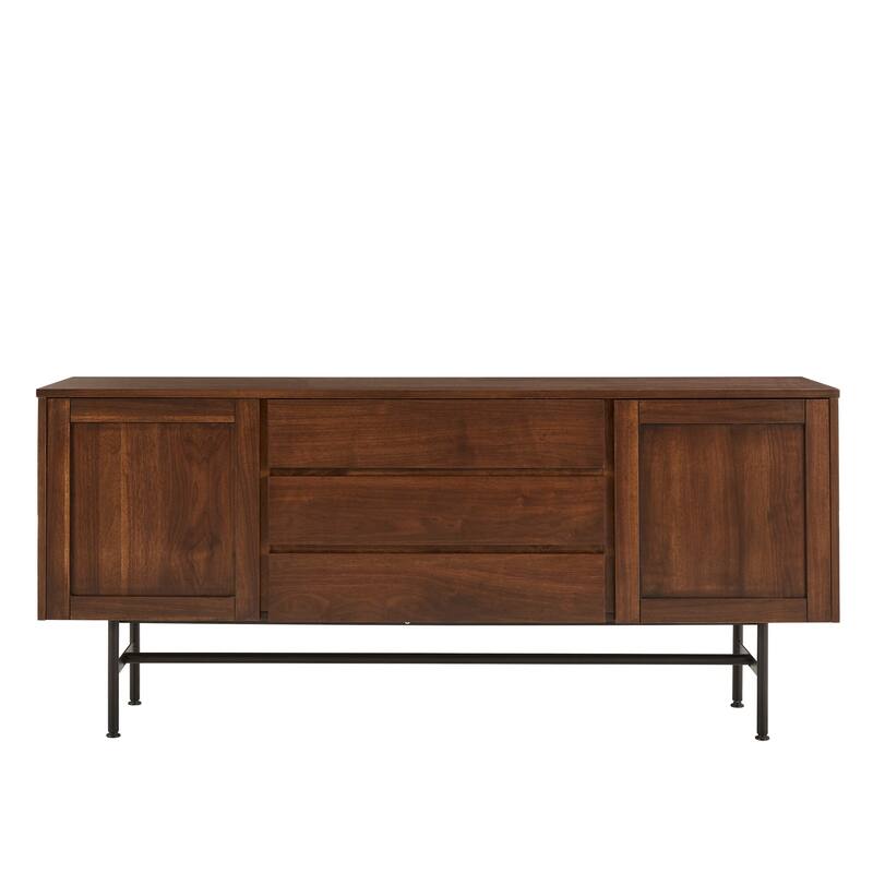 Ryanne Wood and Metal 2-Door and 3-Drawer Server by iNSPIRE Q Modern - Buffet