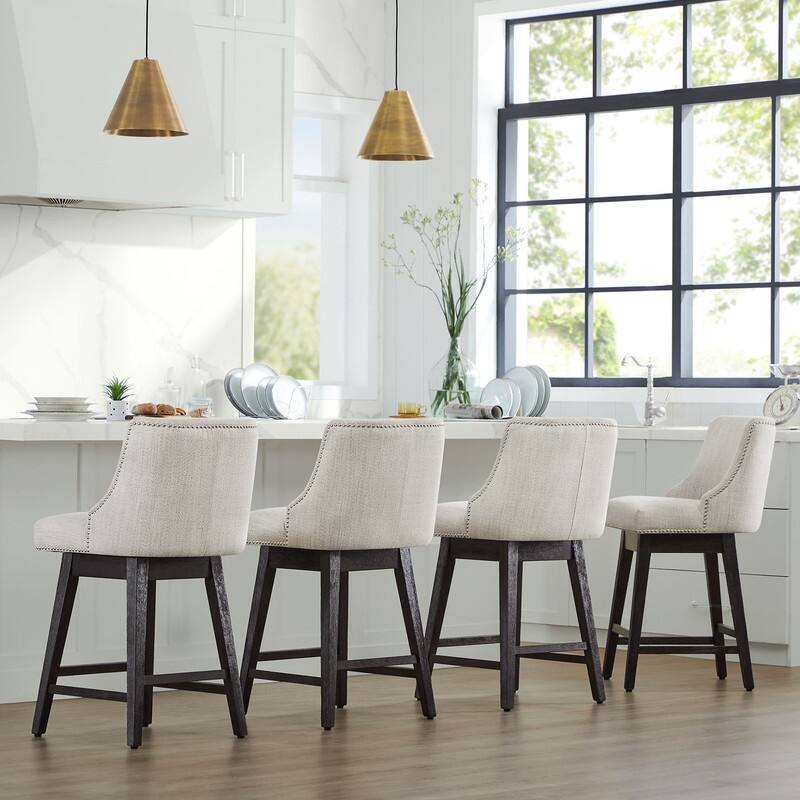 Spruce & Spring Oliver Counter Height Swivel Barstool Set