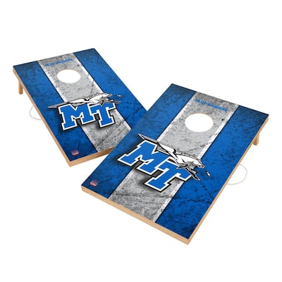 Vintage Middle Tennessee State University Blue Raiders Regulation 2x4 Cornhole Set