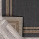 preview thumbnail 8 of 8, World Rug Gallery Border Indoor/Outdoor Flat Woven Area Rug