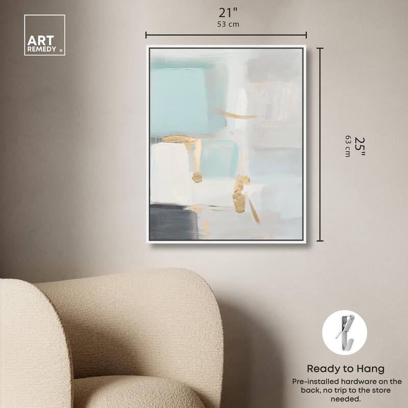 Pale Radiance I Canvas by Art Remedy