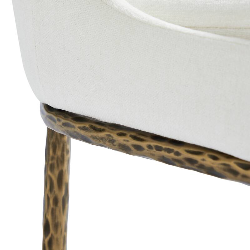 Christopher Knight Home - 7-Piece Industrial Metal Top Dining Set with Upholstered Chairs