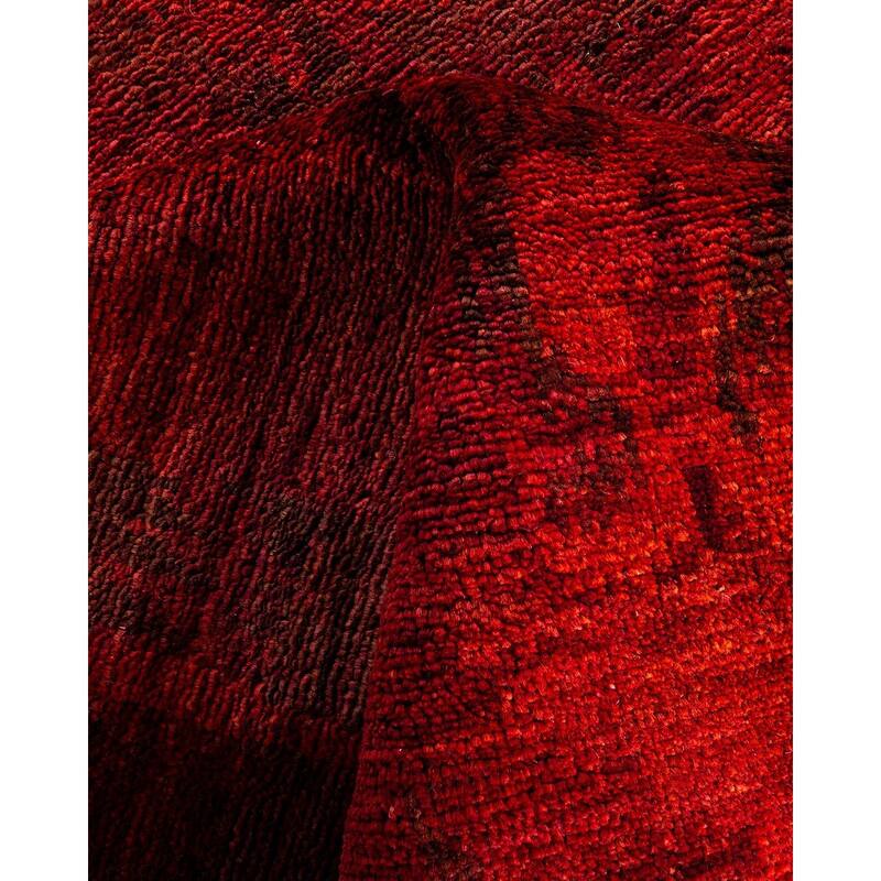Vibrance One-of-a-Kind Hand-Knotted Runner Rug - Orange, 4' 9" x 14' 2" - 4' 9" x 14' 2"