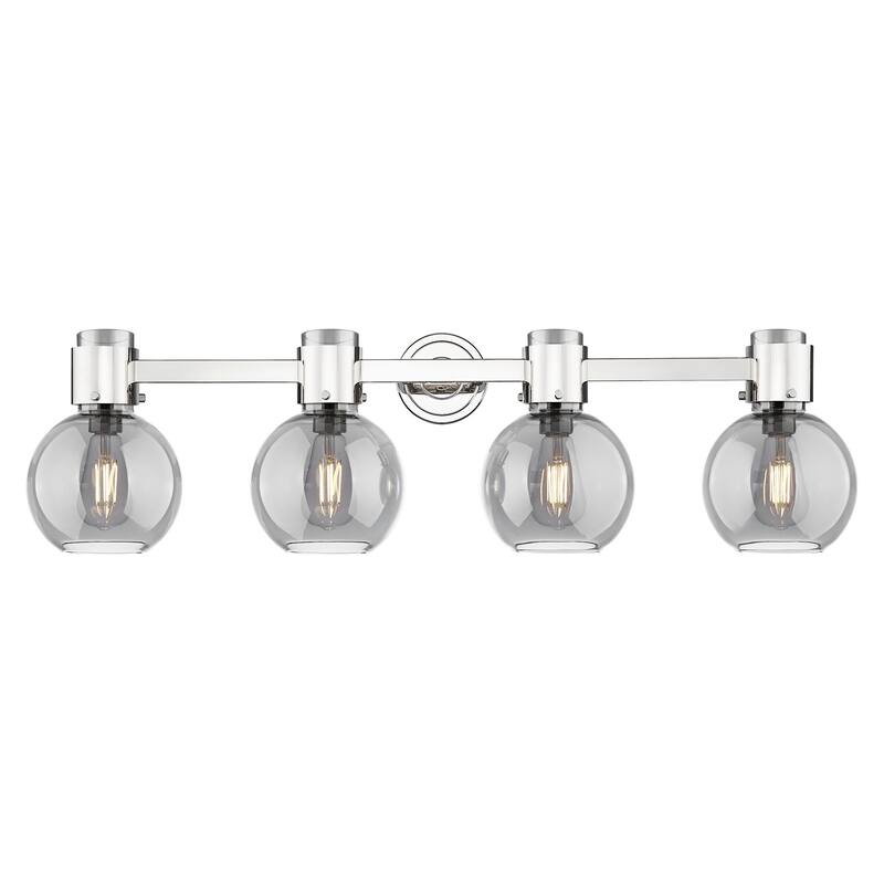 Innovations Lighting 464-4W-G464B-7SM Lawton Sphere 4 Light 34" Wide - Polished Nickel