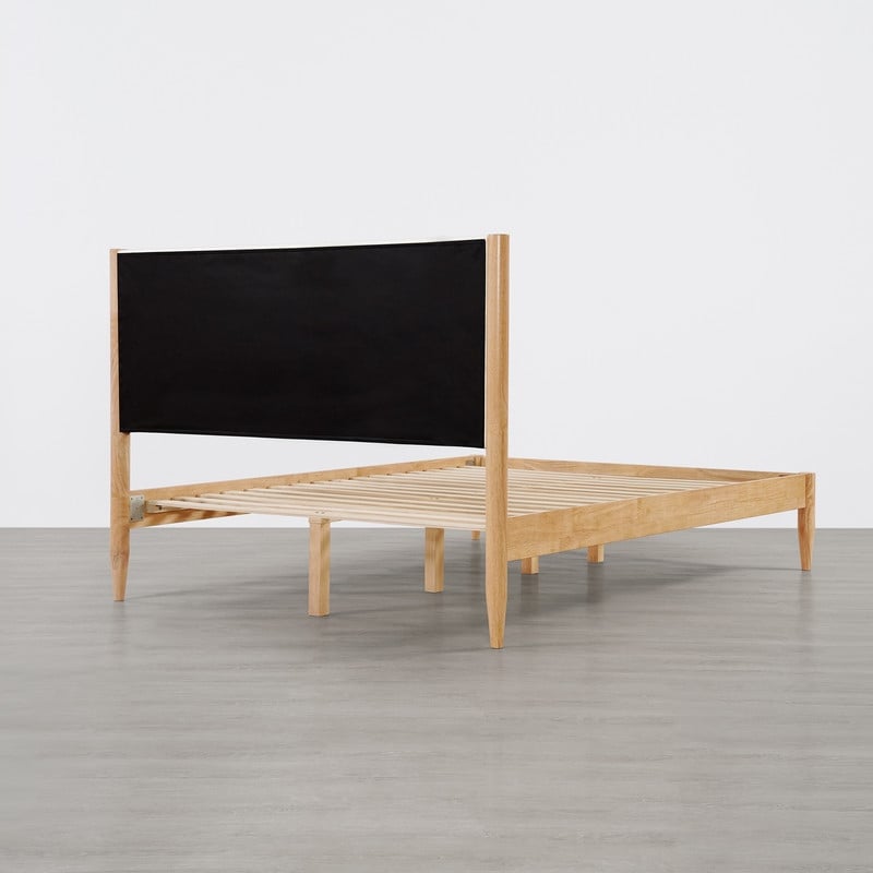 Mason Upholstered Platform Bed Frame with Headboard