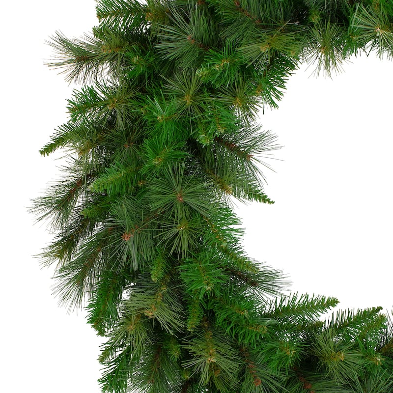 Canyon Pine Mixed Artificial Christmas Wreath 36-Inch Unlit - 36"