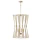 Option Patinaed Brass & Bleached Natural Rope