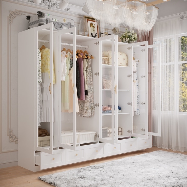 Wardrobe white color discount