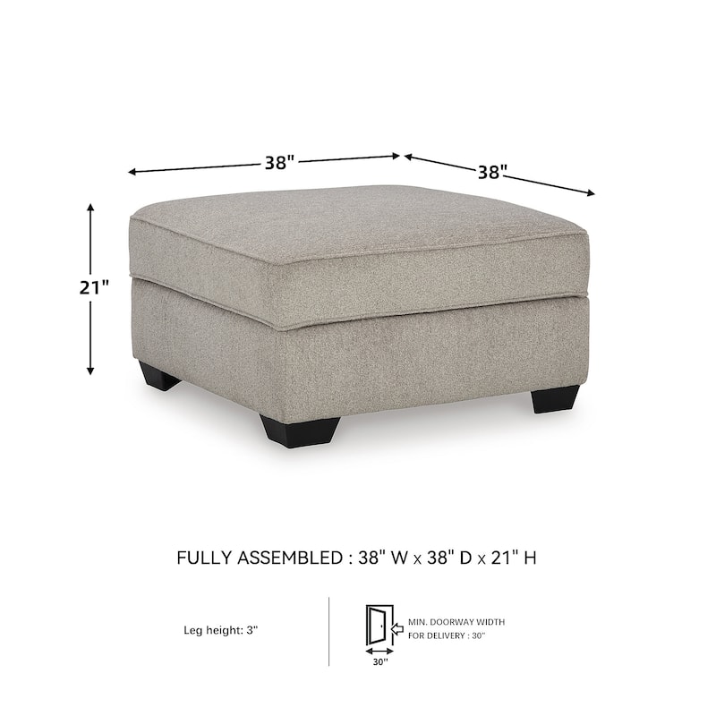 Signature Design by Ashley Claireah Umber Ottoman With Storage