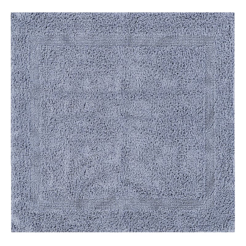 Better Trends Lux Collection 100% Cotton Reversible Tufted Bath Mat Rug