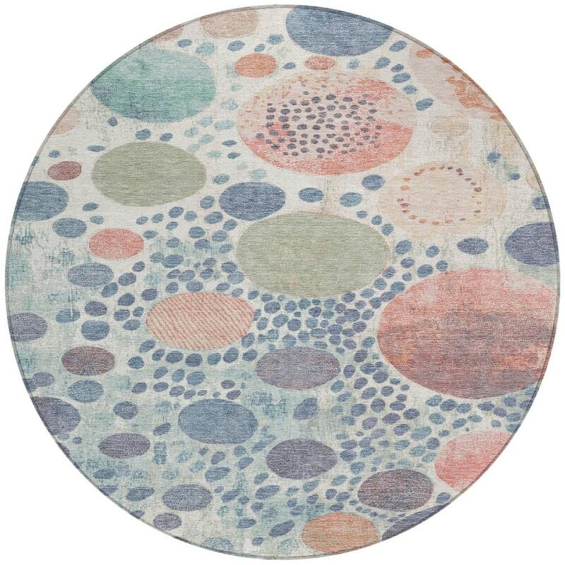 HomeRoots Geometric Transitional Rectangle Outdoor Rug