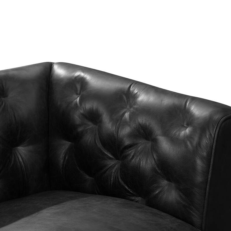 Poly & Bark Essex Lounge Chair (Set of 2) - Genuine Italian Leather