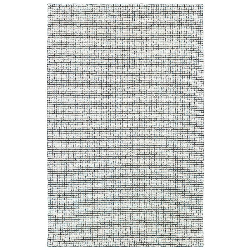 Noah Contemporary Checkered Wool Indoor Area Rug by Sevita