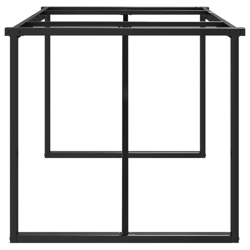 vidaXL Dining Table Legs O-Frame 70.9"x31.5"x28.7" Steel - 70.9 x 31.5 x 28.7