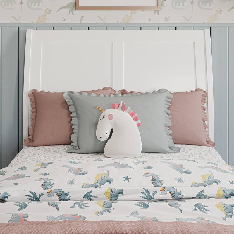 Andorra Platform Bed with Panel Footboard and Twin Trundle