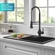preview thumbnail 86 of 148, Kraus Britt Commercial 3-Function 1-Handle Pulldown Kitchen Faucet