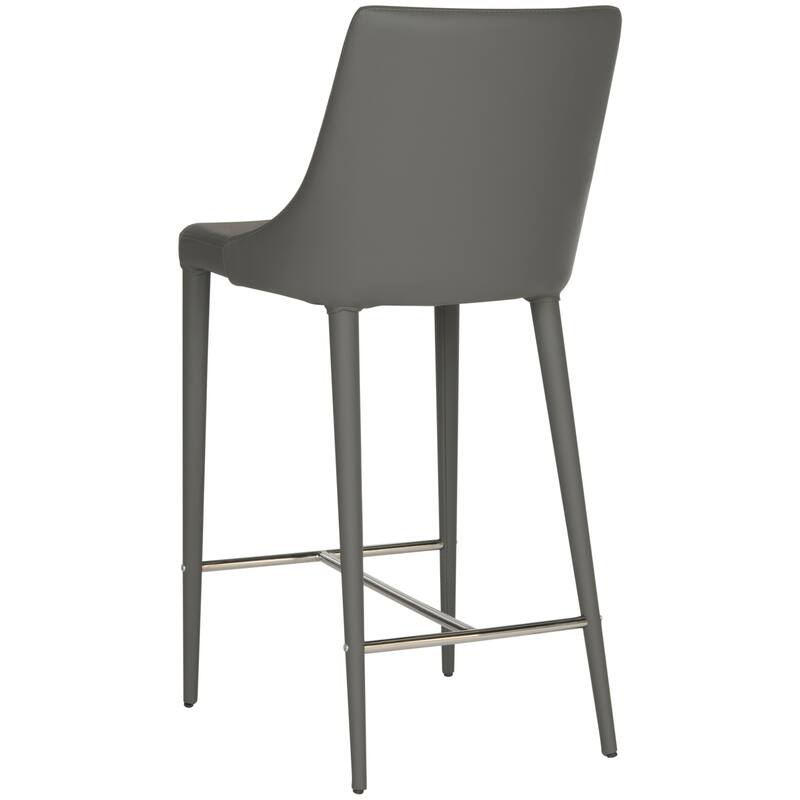 SAFAVIEH Soledad 26-inch White Counter Stool (Set of 2) - 22.9" x 18.9" x 37.4" - 23Wx19Dx37H