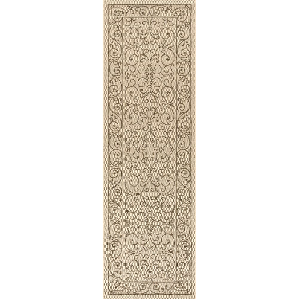JONATHAN Y Filigree Textured Weave Indoor/Outdoor Area Rug