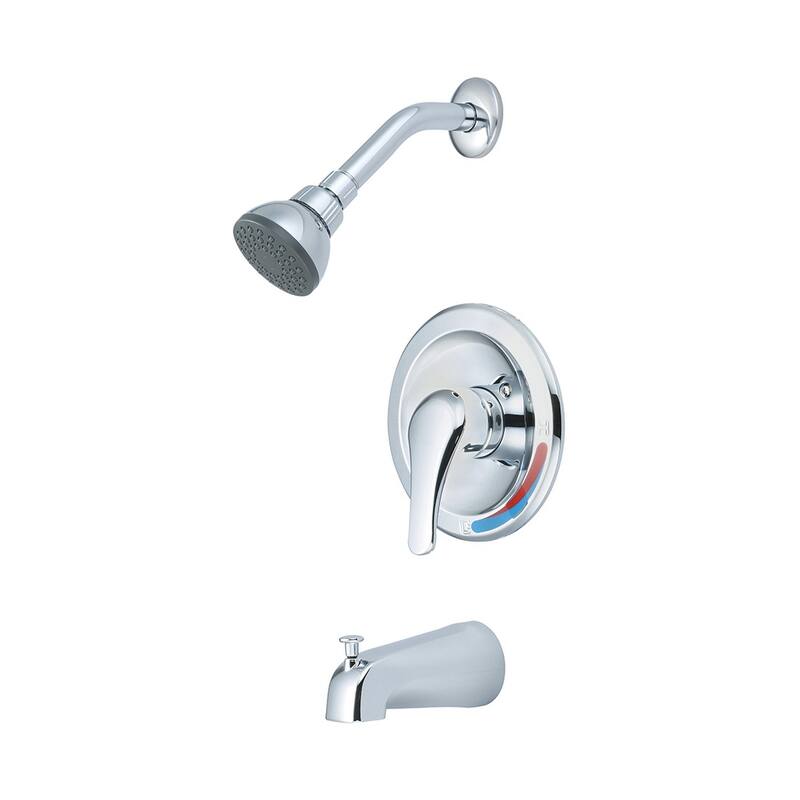 Olympia Elite Single Handle Tub/Shower Trim Set - Polished Chrome