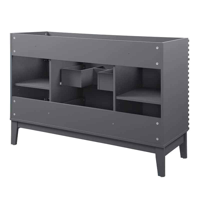 Render 48" Single Sink Compatible (Not Included) Bathroom Vanity Cabinet