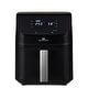 preview thumbnail 1 of 23, Uber Appliance Air fryer XL Deluxe - 5Qt Digital Display - Ceramic Non stick Non Toxic - 5 Quart