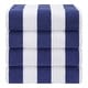 preview thumbnail 29 of 64, American Soft Linen,100% Cotton 4 Pack Beach Towels, 30 x 60 Cabana Striped Pool Towels