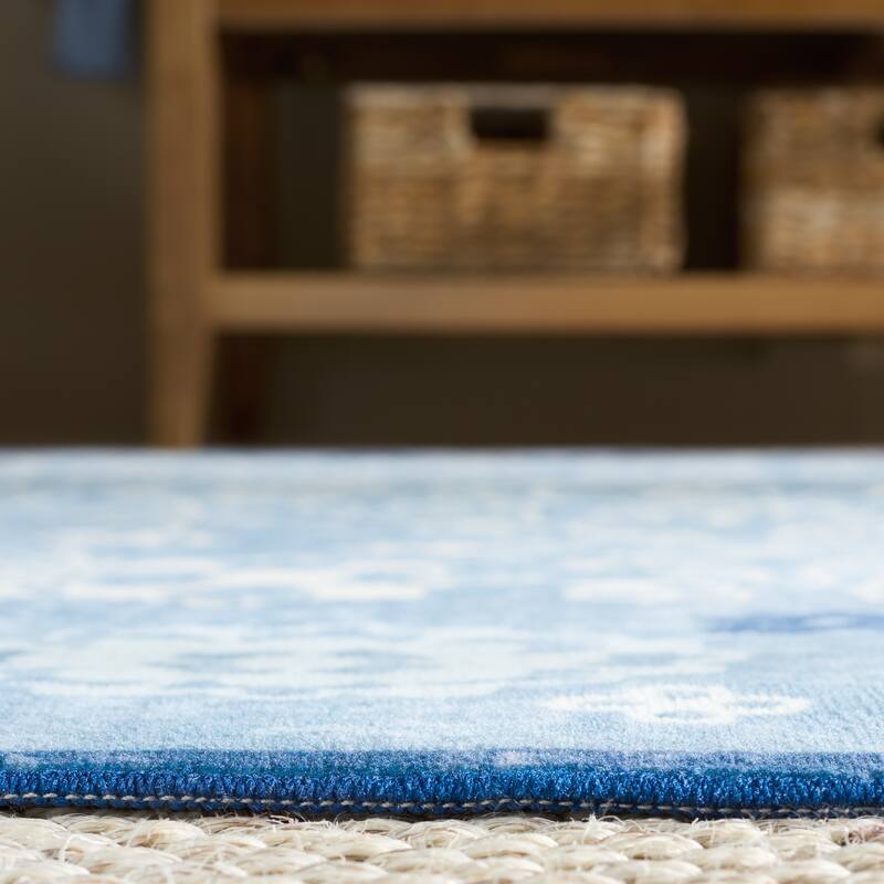 Martha Stewart Gaelle Machine Washable & Slip Resistant Rug