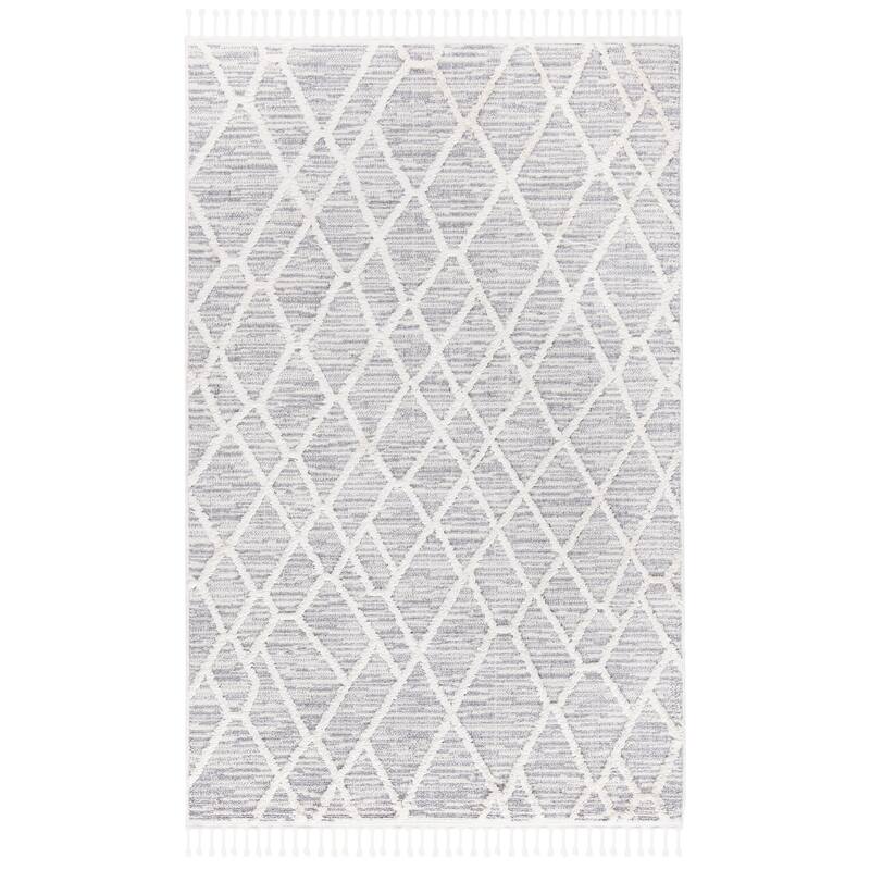 SAFAVIEH Marrakech Moroccan Roselyn Boho Braided Tassel Area Rug