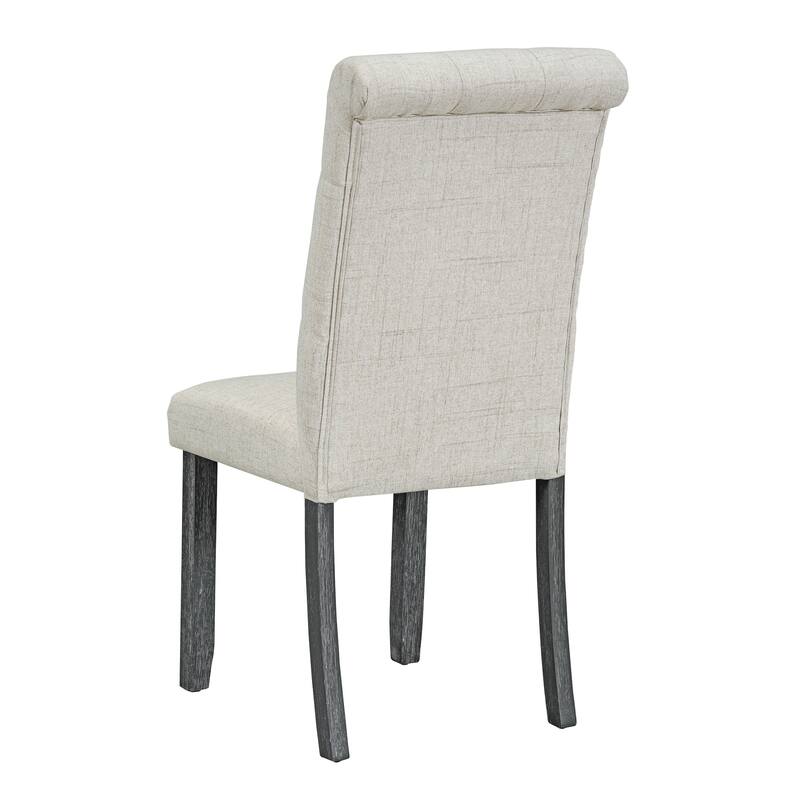 6-Piece Retro Rectangular Dining Table Set, Table with Unique Legs and 4 Upholstered Chairs & 1 Bench