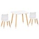 preview thumbnail 10 of 8, Wooden Kids Table and Chair Set Ideal for Arts, Meals, Homework, Cute Toddler Activity Table for Age 3 Years+