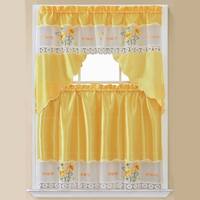Buy Yellow Curtain Tiers Online at Overstock | Our Best ...