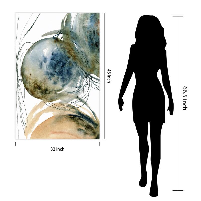 Empire Art"Hibernation I" Frameless Tempered Art Glass Wall Art