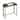 31.5 in. Folding Desk for Small Spaces